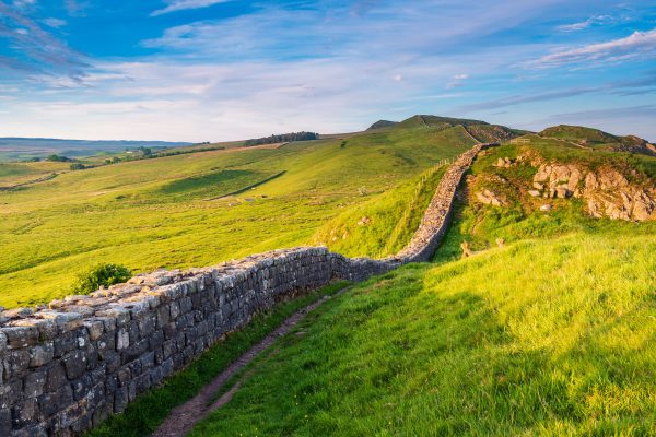 roman wall near caw gap